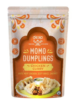 Chicken Curry Momo Dumplings